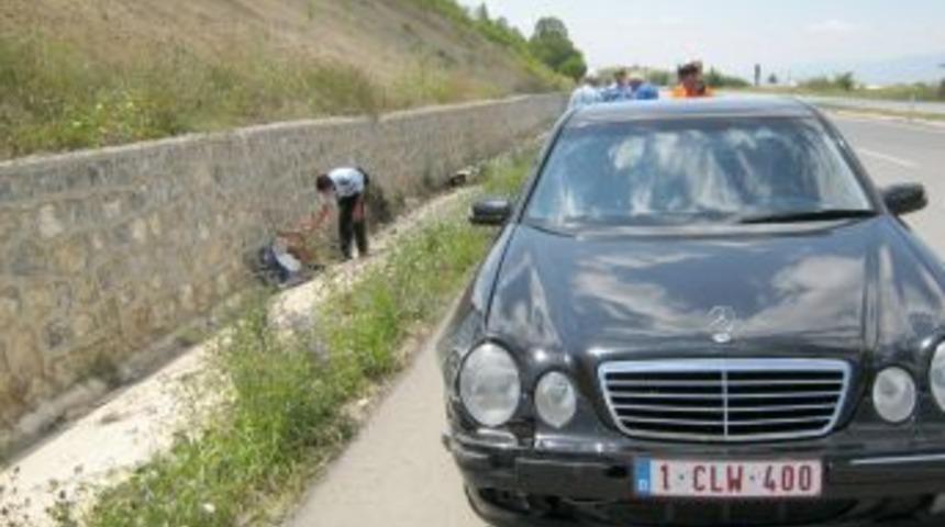 Erbaa'da Trafik Kazası: 1 Yaralı