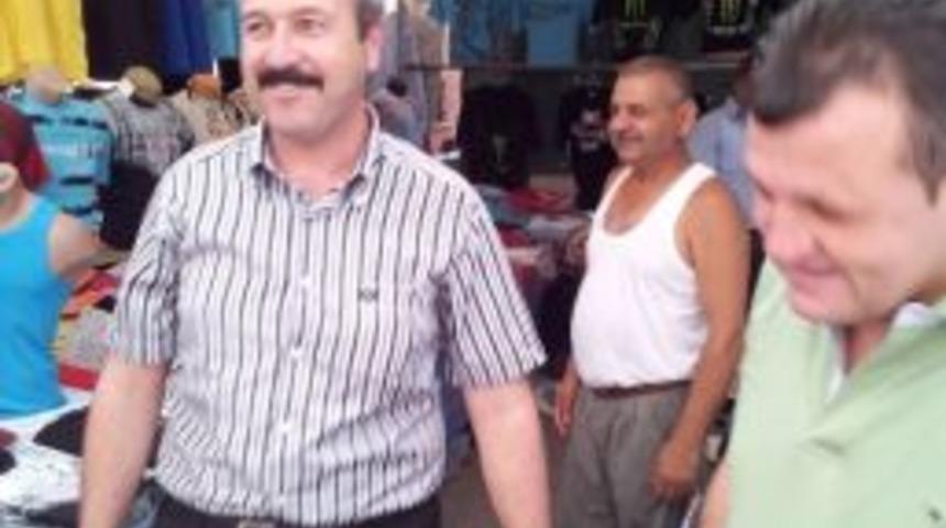 Mhp İl&ccedil;e Teşkilatı Pazar Esnafını Ziyaret Etti