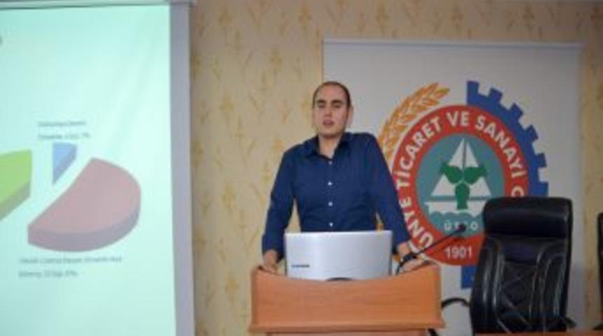 &Uuml;nye TSO'da DOKA Tanıtım Toplantısı D&uuml;zenlendi