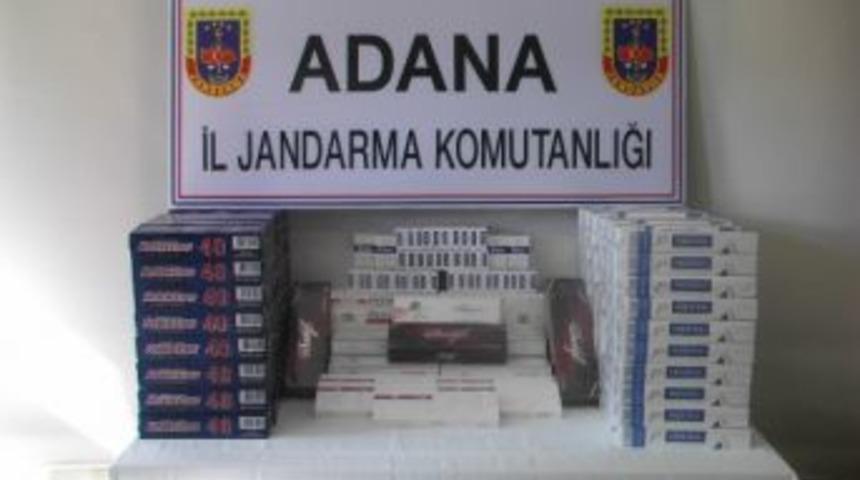 Adana&rsquo;da Bin 800 Paket Ka&ccedil;ak Sigara Ele Ge&ccedil;irildi