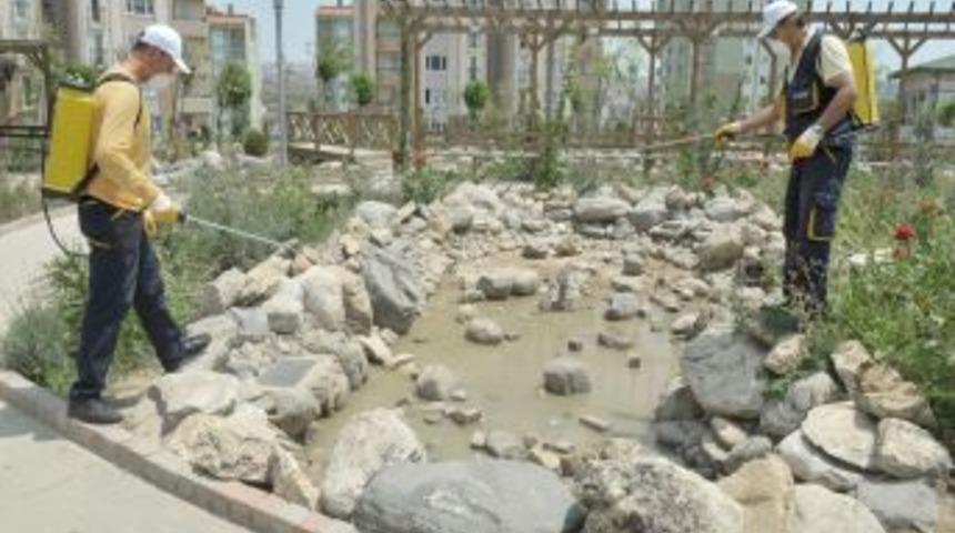 Tuzla Belediyesi Kaynağında Ila&ccedil;lama Yapıyor