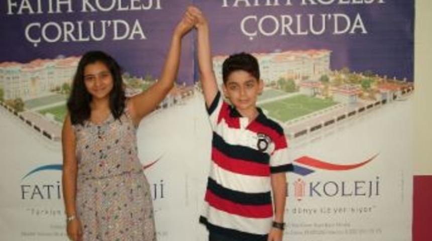 &Ccedil;orlu Fatih Koleji &Ouml;ğrencileri Sbs`de Birinci Oldular