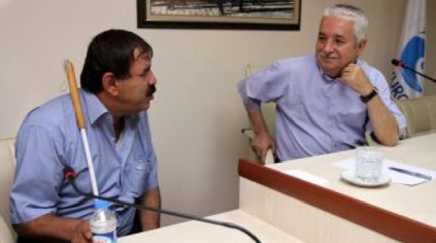 Arıkan&rsquo;dan g&ouml;rme engellilere yardım