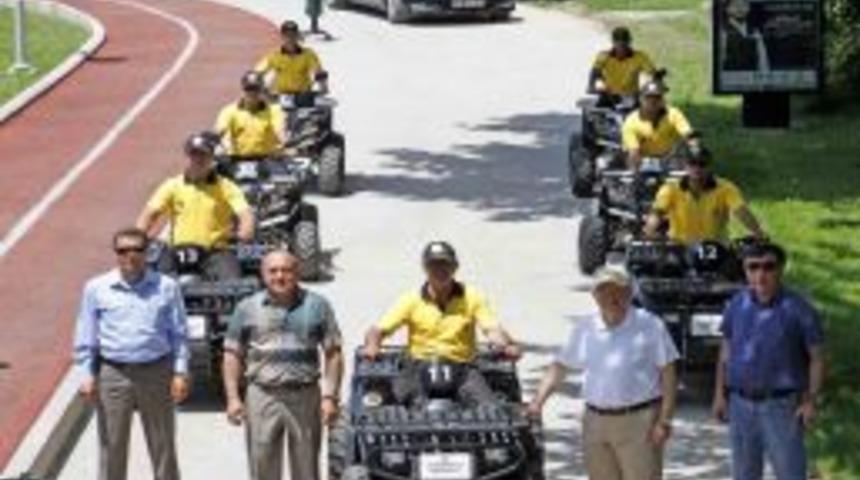 Yenimahalle'de Parklar ATV'li G&uuml;venlik&ccedil;ilere Emanet