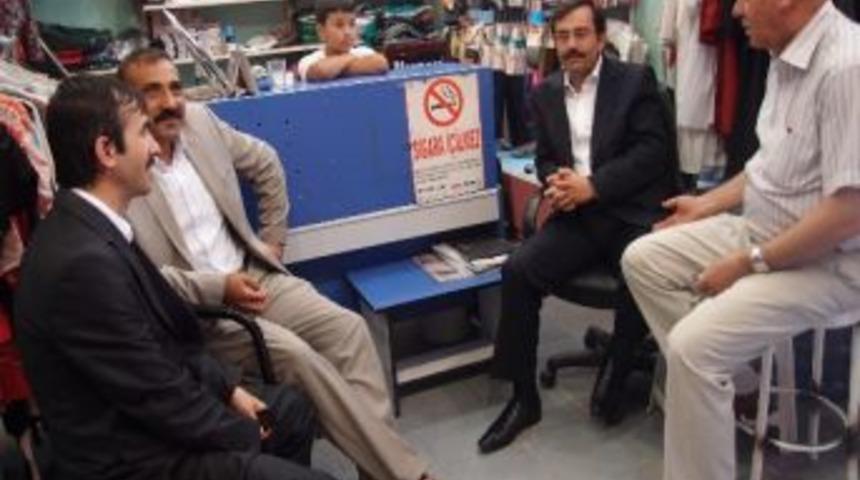 Başkan Uzunkaya Esnaf Ziyaretlerine Devam Ediyor