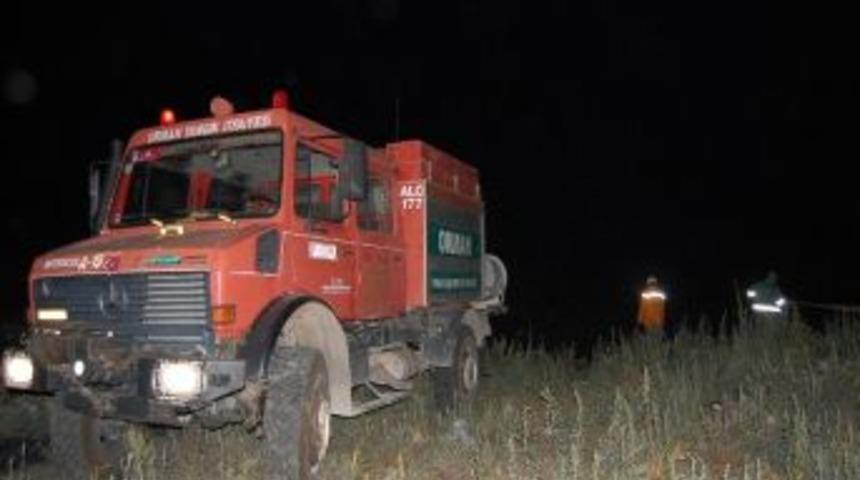 Harmancık'ta Arazi Yangını