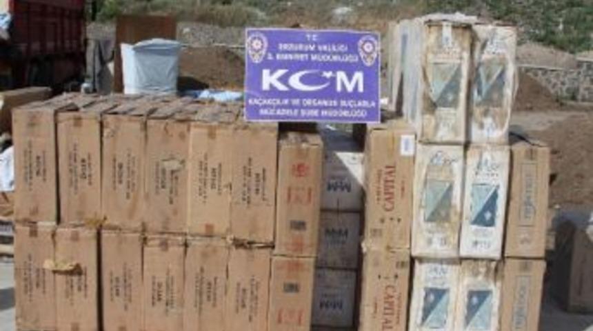 34 Bin 900 Paket Ka&ccedil;ak Sigara Yakalandı