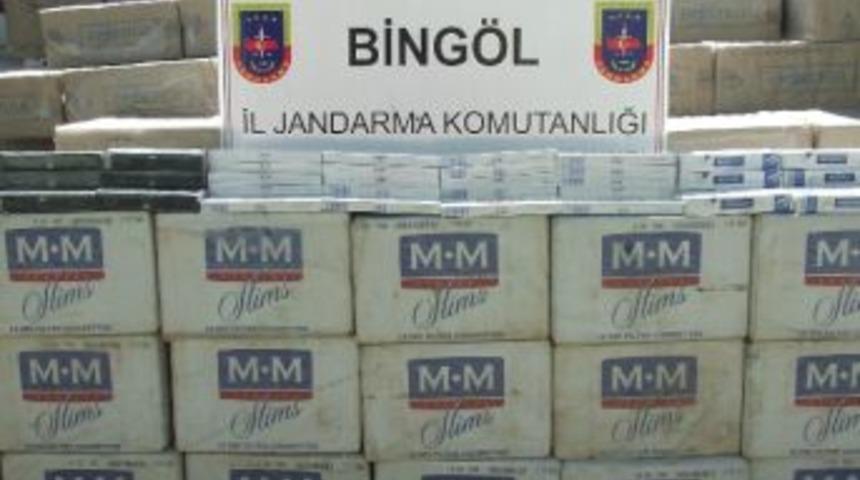 Jandarma 78 Bin Paket Ka&ccedil;ak Sigara Ele Ge&ccedil;irdi