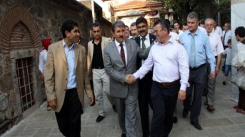 BBP Genel Başkanı Bursa'da Esnafla Buluştu