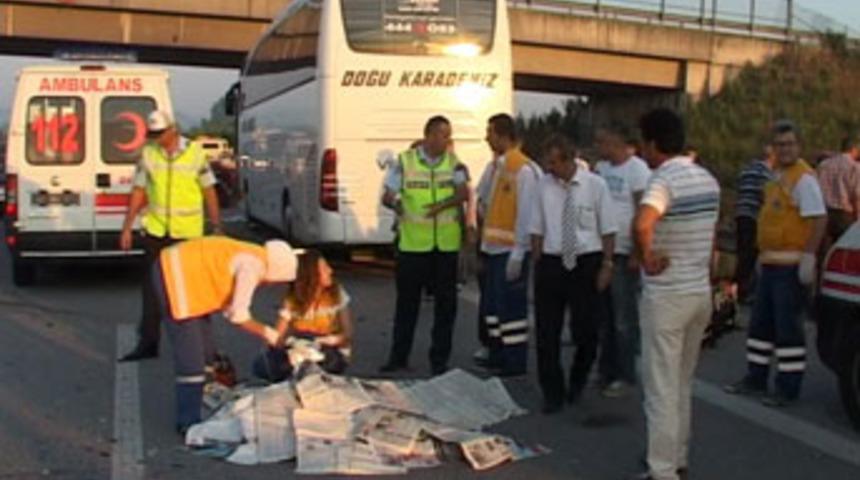 Düzce Tem otoyolunda kaza: 3 ölü, 1 yaralı
