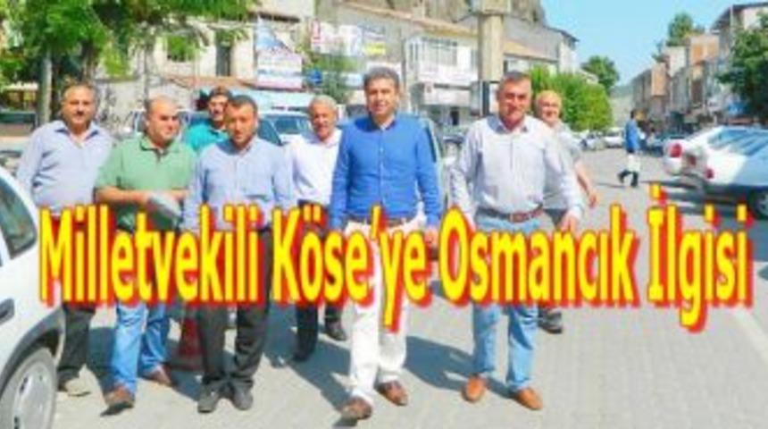 Milletvekili K&ouml;se'ye Osmancık ilgisi