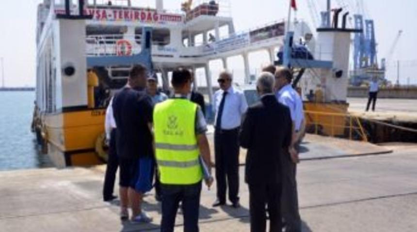 Vali Kemelek Limanda İncelemede Bulundu