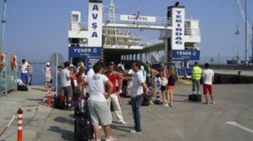 Tekirdağ&rsquo;dan, Avşa Adasına feribot seferleri