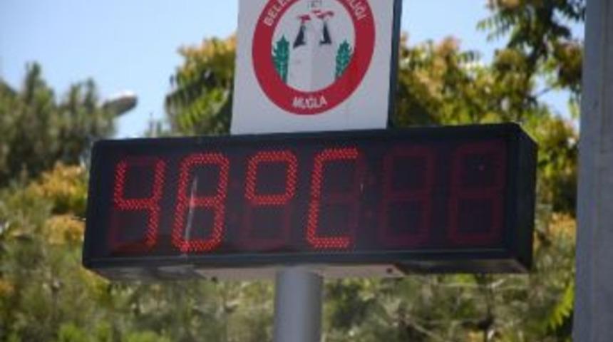 Muğla'da Termometre &Ccedil;ıldırdı: 48 Derece