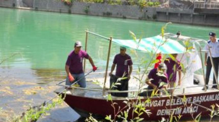 Manavgat Irmağı'nda Görüntü Kirlilikleri Ortadan Kaldırıldı