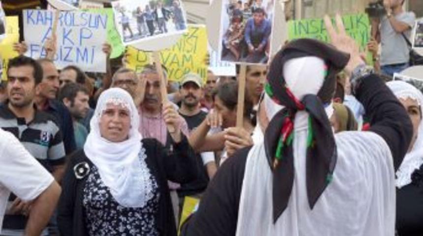 BDP'den Taksim'de Diyarbakır Protestosu