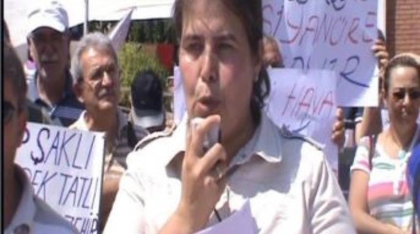 Tavşanlı'da 'atık Tesisi' Protestosu