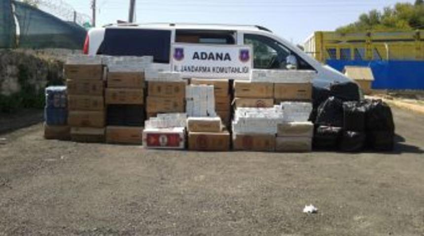 Adana'da 30 Bin 500 Paket Ka&ccedil;ak Sigara Ele Ge&ccedil;irildi