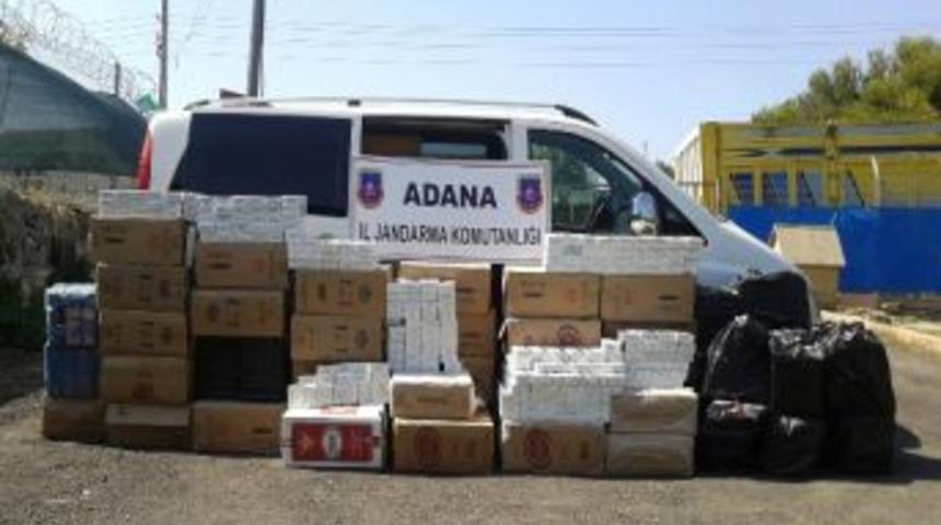 Adana&rsquo;da 30 Bin 500 Paket Ka&ccedil;ak Sigara Ele Ge&ccedil;irildi