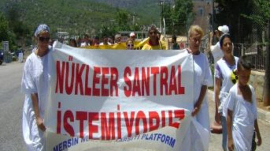 Nkp &Uuml;yelerinden Akkuyu&rsquo;da Eylem