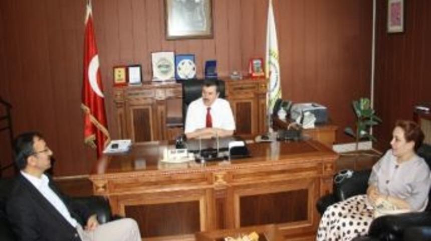 Ağrı Milletvekilleri Milli Eğitim M&uuml;d&uuml;r&uuml; Başak&rsquo;ı Ziyaret Etti