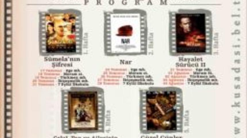 Kuşadası Belediyesi&rsquo;nden Sinema G&uuml;nleri