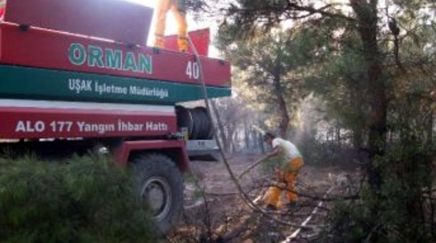 Eşme&rsquo;deki Orman Yangını Kontrol Altına Alındı