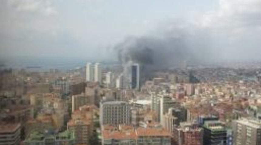 Polat Tower&rsquo;daki Yangın Kısmen Kontrol Altına Alındı