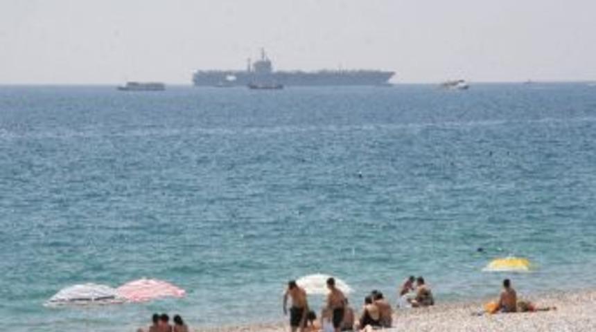 Abd&rsquo;nin Abraham Lincoln İsimli U&ccedil;ak Gemisi Antalya&rsquo;da