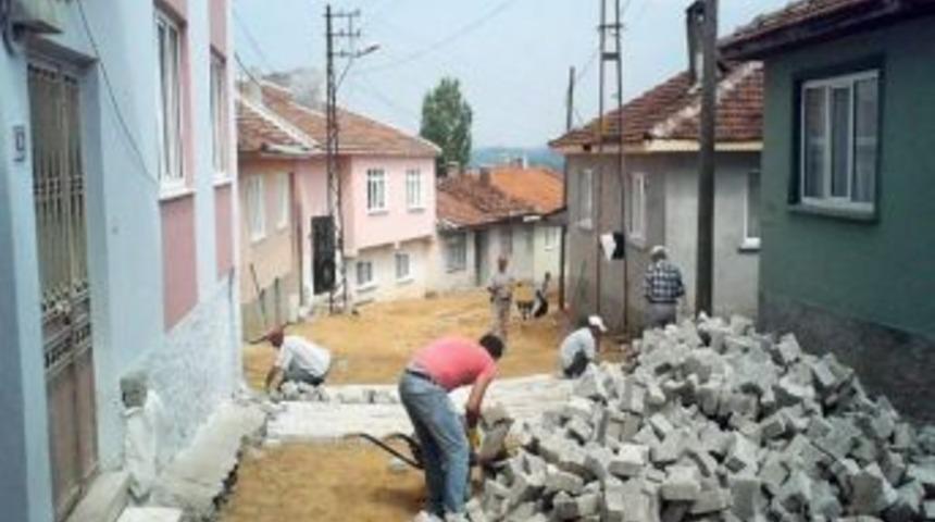 Pazaryeri&rsquo;nde Kilit Parke Taş Uygulaması