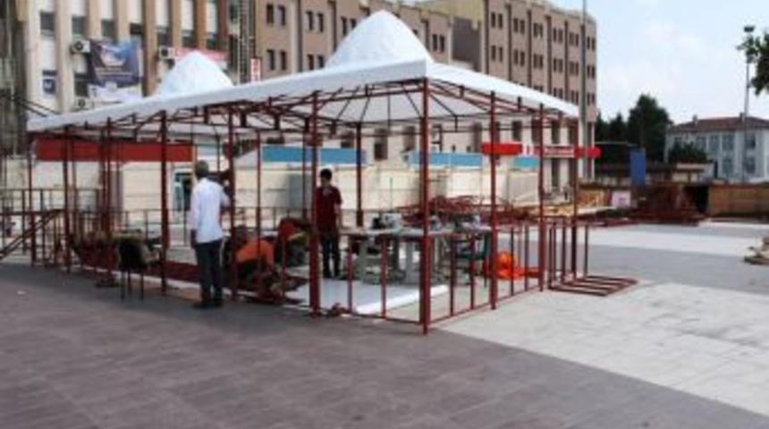 Kent Meydanı Ramazan&rsquo;a Hazırlanıyor
