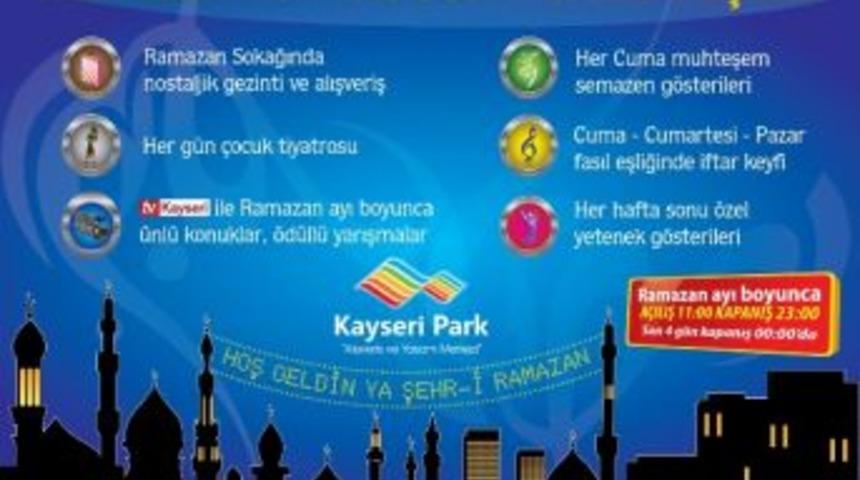 Kayseri Park&rsquo;ta Ramazan Eğlencesi