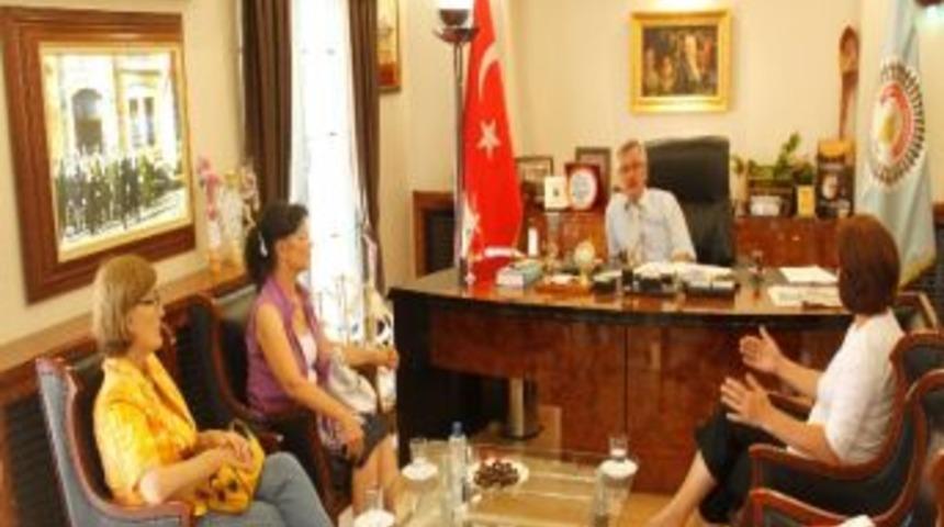 Engelliler Derneği&rsquo;nden Başkan &Ccedil;ağlayan&rsquo;a Ziyaret