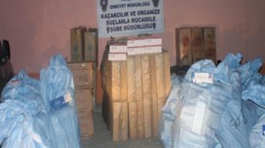 Kırşehir&rsquo;de 36 Bin 620 Paket G&uuml;mr&uuml;k Ka&ccedil;ağı Sigaraya El Konuldu