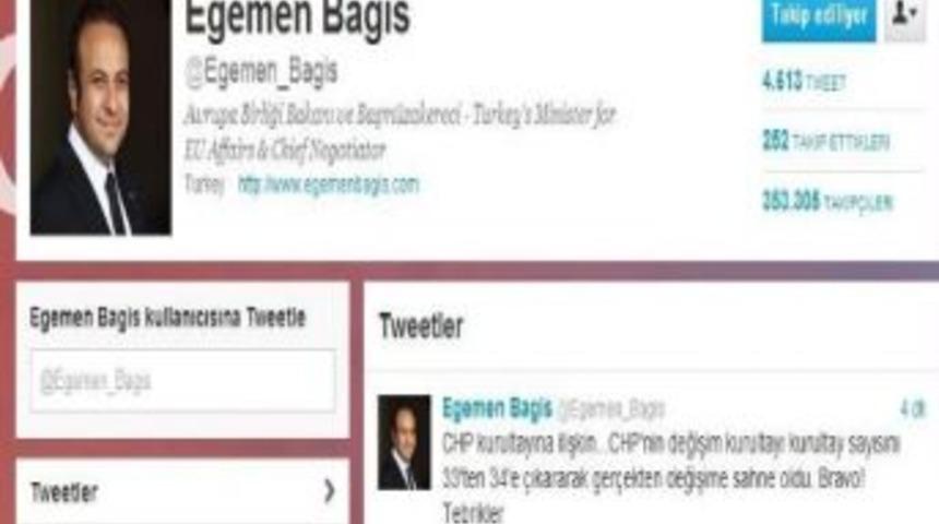 Bakan Bağış'tan Chp'ye "değişim" G&ouml;ndermesi