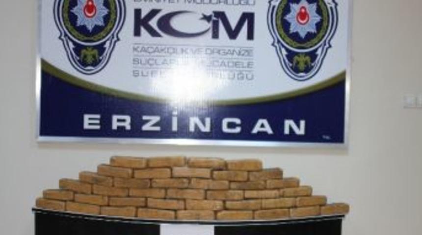 Erzincan’da 25 Kilo 60 Gram Eroin Ele Geçirildi