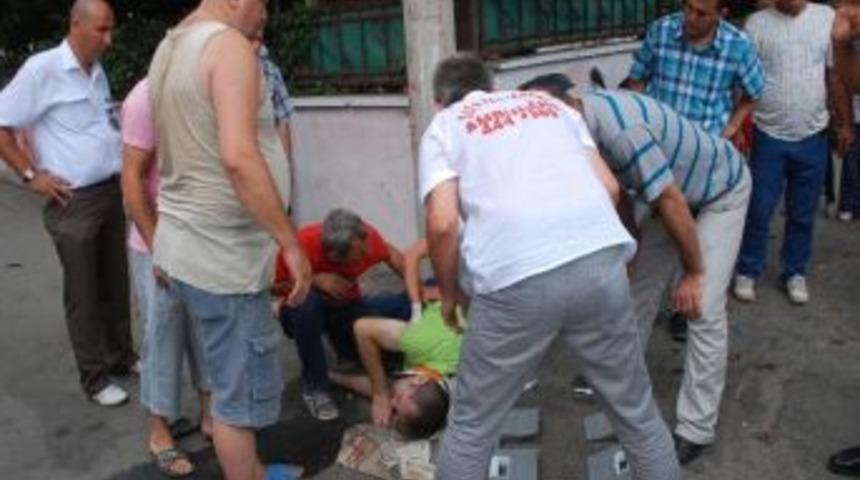 &Ccedil;orlu'da Motosiklet Kazası: 1 Yaralı
