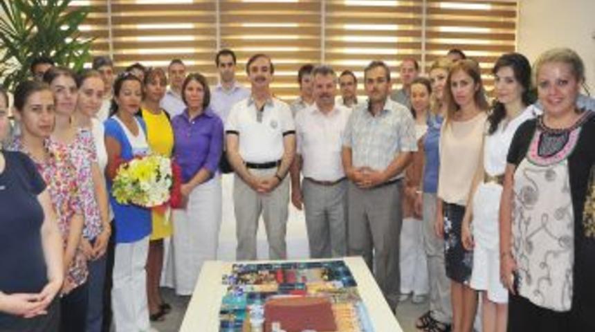 S&ouml;zleşmeli Personelden Başkan Keskin&rsquo;e Teşekk&uuml;r Ziyareti