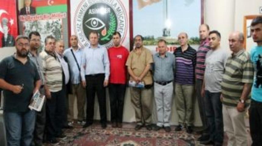 İstanbul Yerel Gazeteciler Derneği'nden Asimder&rsquo;e Ziyaret