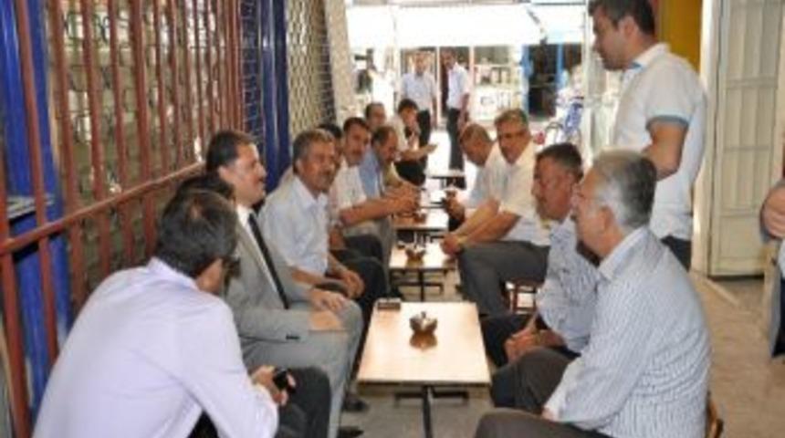 Malatya Belediye Başkanı &Ccedil;akır Esnafı Ziyaret Etti
