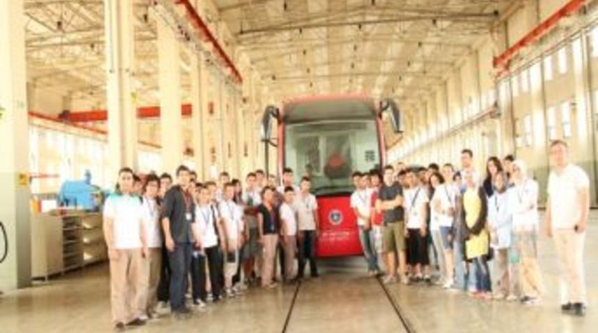 Geleceğin M&uuml;hendisleri B&uuml;y&uuml;kşehir'in Vizyon Projelerini İnceledi