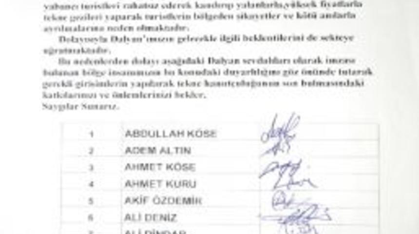 Dalyan&rsquo;da Hanut&ccedil;uluk Tepkisi