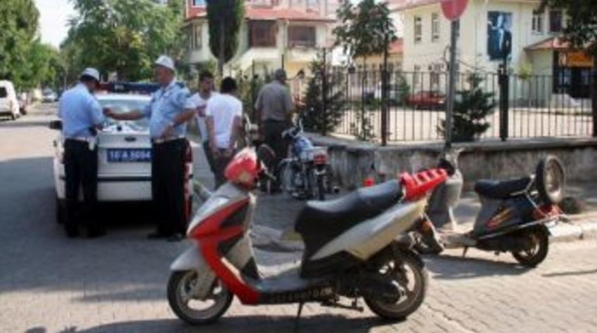 Edremit&rsquo;te Motosiklet Denetimleri Sıklaştı