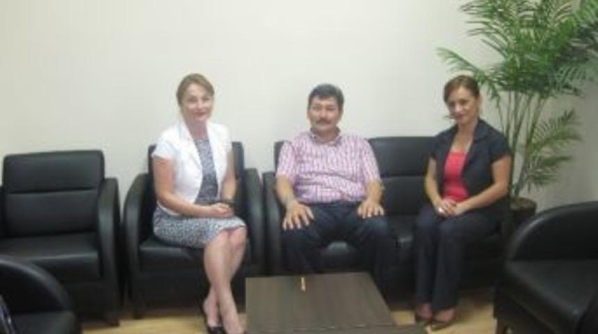 Garanti Bankası Didim Şube Y&ouml;neticilerinden Ticaret Odasına Kredi Ziyaret