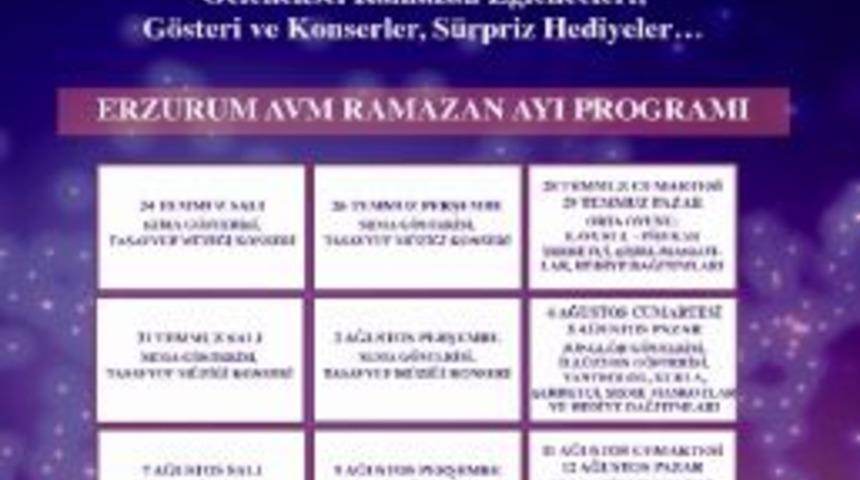 Erzurum Alışveriş Merkezi 11 Ayın Sultanını Coşku İle Karşılıyor