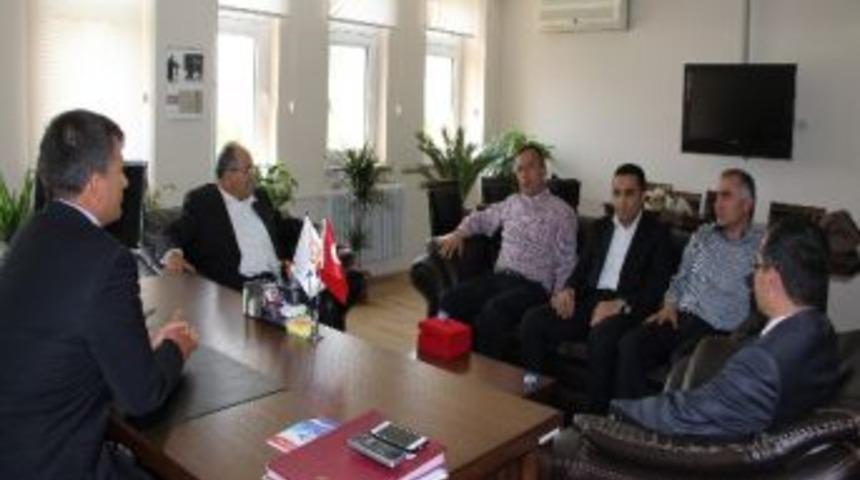 Uslu&rsquo;dan Hitit &Uuml;niversitesi Genel Sekreteri Kanık&rsquo;a Ziyaret