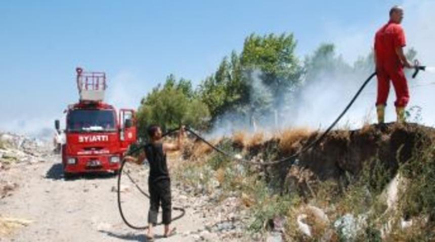Bayrami&ccedil;&rsquo;te &Ccedil;&ouml;p Yangını