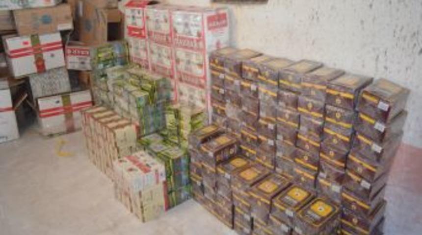 Birecik'de 6 Bin Paket Ka&ccedil;ak Sigara Ele Ge&ccedil;irildi