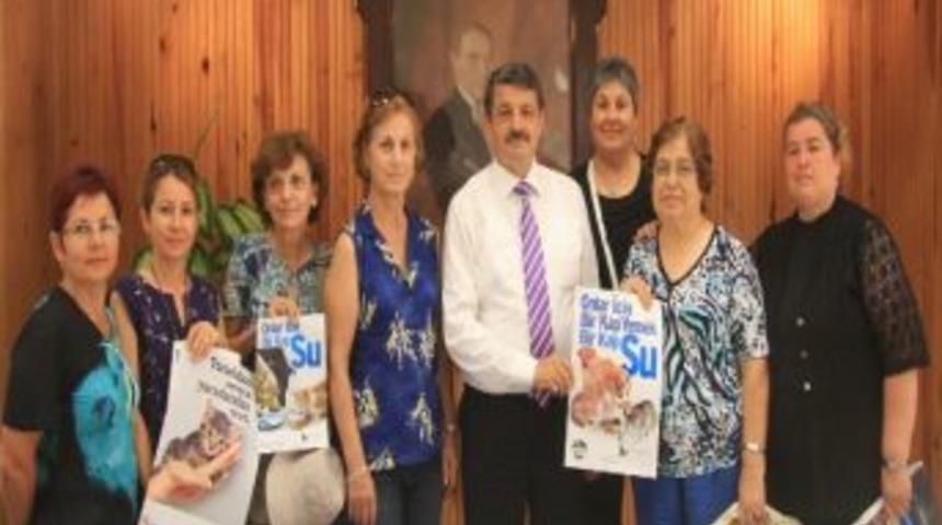 Hayvanları Koruma Derneğinden Akın’a Ziyaret