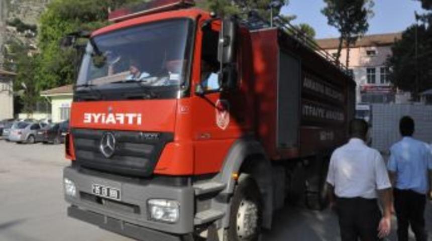 Amasya E Tipi Kapalı Cezaevi'nde Yangın
